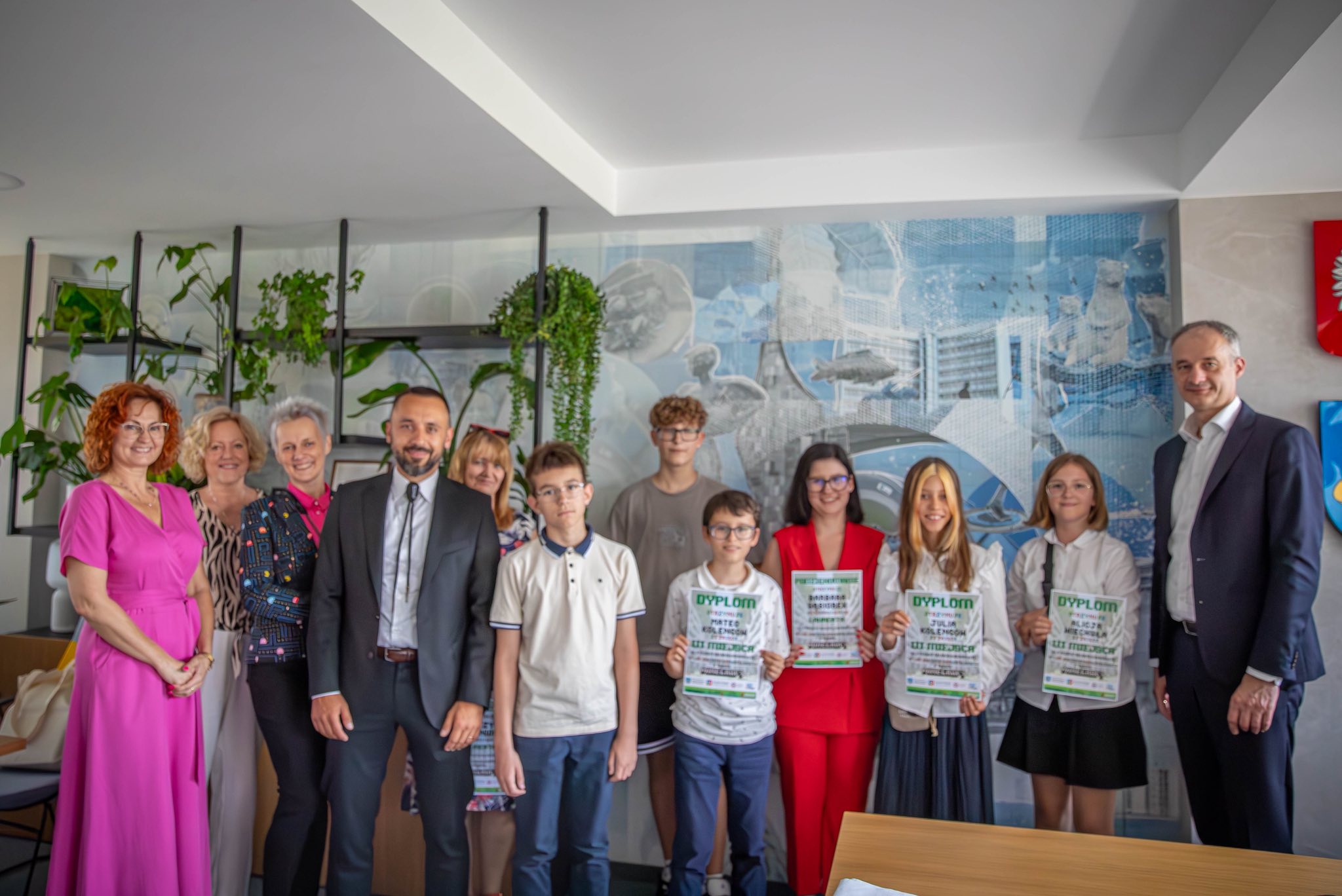 Wręczenie nagród przez prezydenta Tychów Pana macieja gramatykę